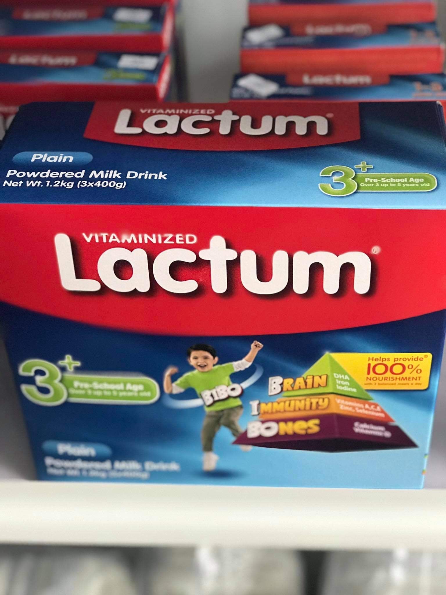 Lactum 3 Plain 3 x 400g