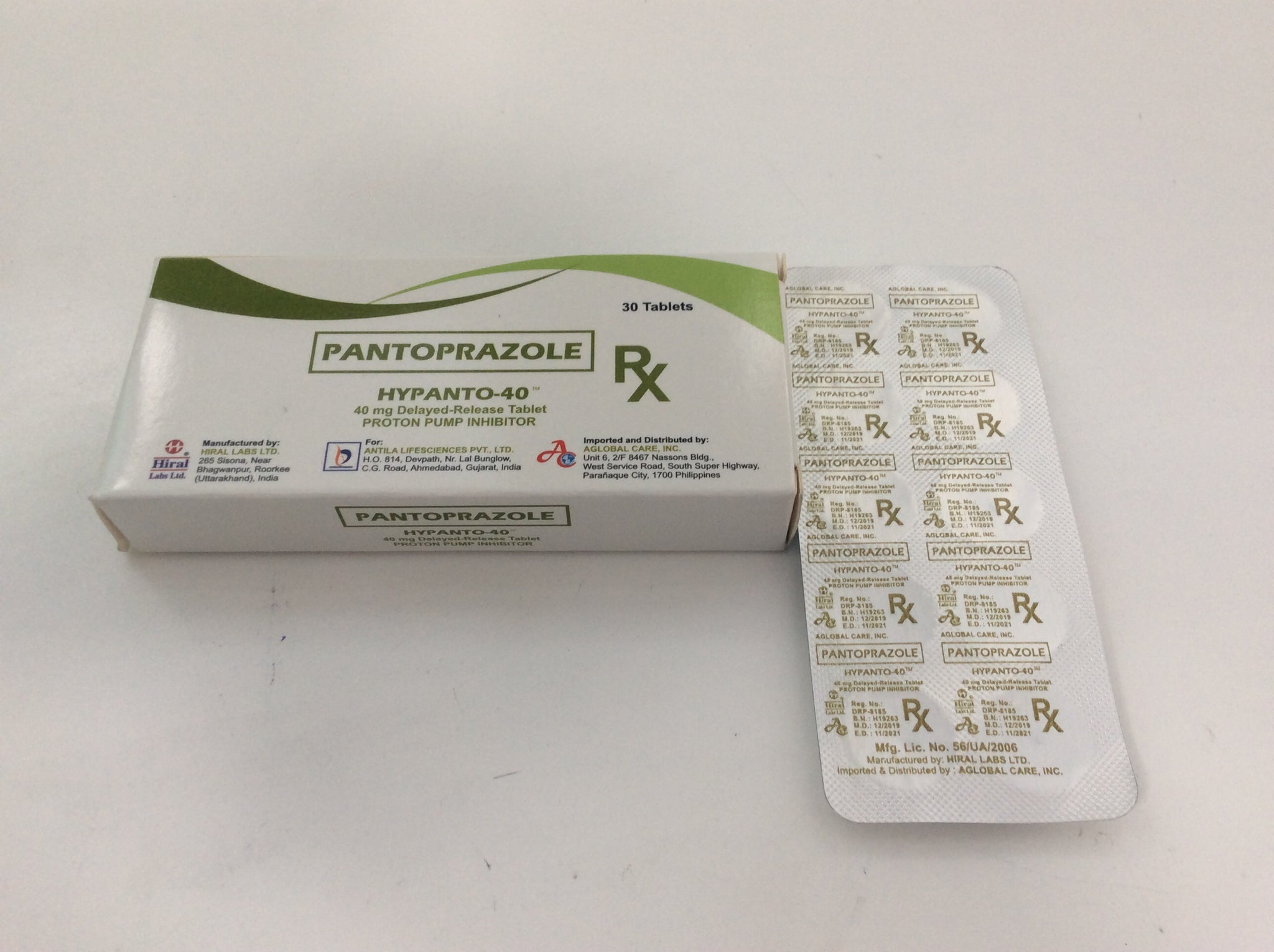 Pantoprazole 40mg Tablet (Hypanto-40)